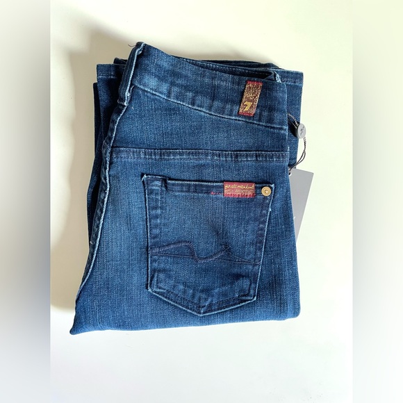 NWT 7 For All Mankind Jeans Kimmie Bootcut Dark blue sz 26 - Picture 8 of 12